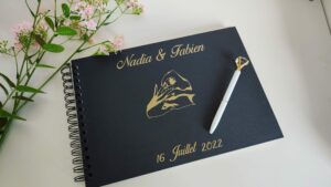 Livre mariage /livre d'or personnalisée