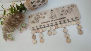 calendrier Anniversaire personnalisable en bois
