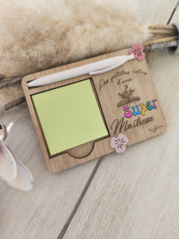 bloc-notes en bois personnalisé – Image 5