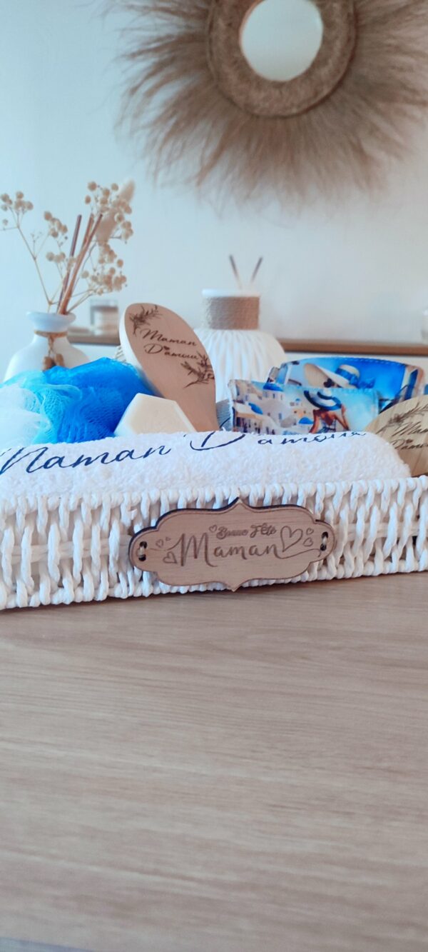 Corbière de soins beauté bleu
