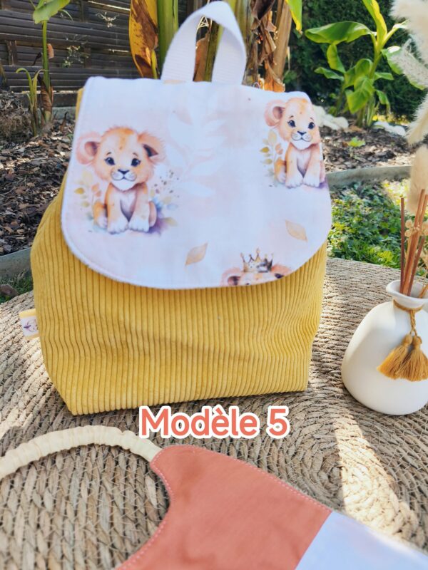 Sac à dos velour côtelé personnalisable – Image 6